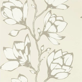 Harlequin Lustica Wallpaper in Stone For Sale