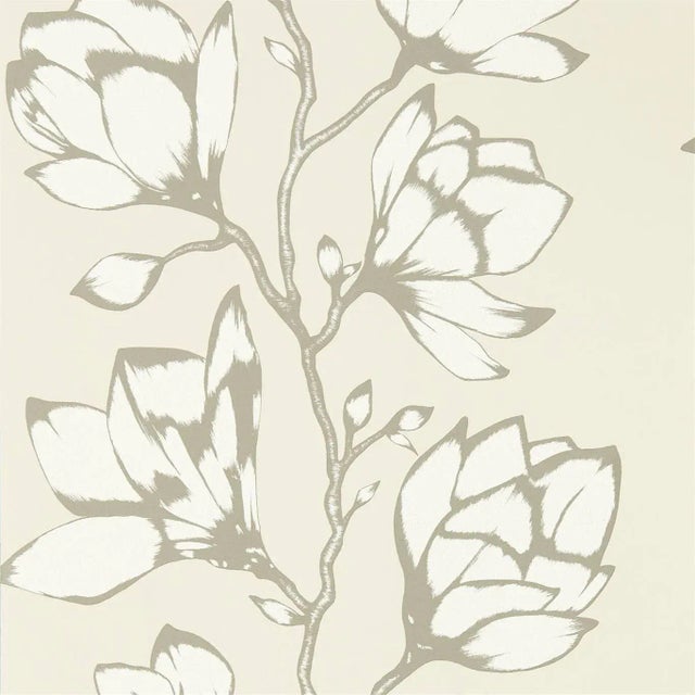 Harlequin Lustica Wallpaper in Stone For Sale