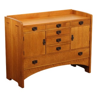 Stickley Mission Collection Oak Sideboard For Sale