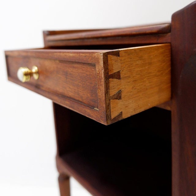 Antique Louis XVI Style Bedside Table For Sale - Image 4 of 16