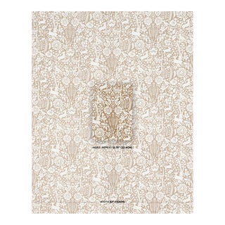 Schumacher Deerfield Fabric In Mocha For Sale