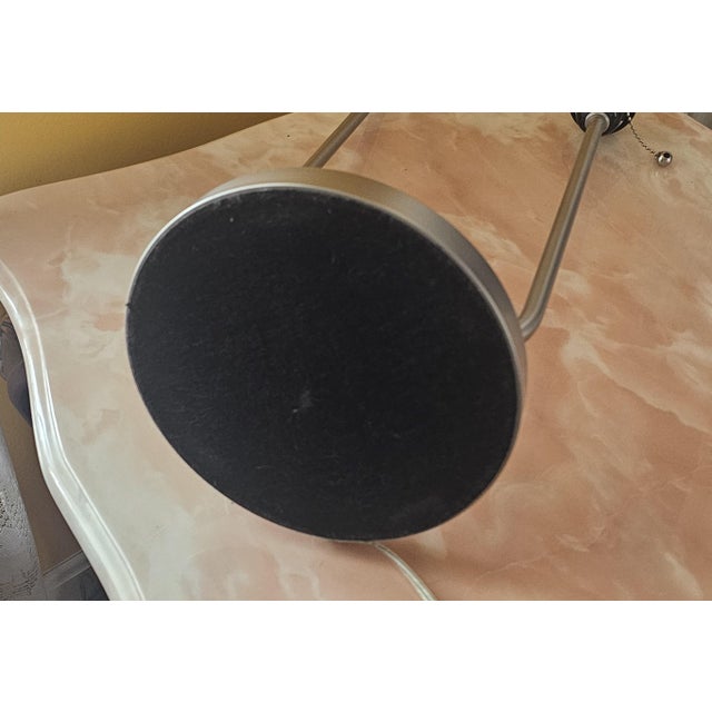 Anthony California Styled Modern Nickel Double Mesh Lamp For Sale - Image 11 of 12