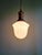 Art Deco Pendant Light in Molded White Pressed Glass, 1920s-1930s For Sale - Image 6 of 15