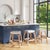 Evoking images of sidewalk tables in the Cote d'Azur, counter stools like this will give your kitchen, dining area, or...