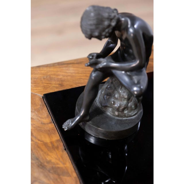 Italian Glass Top Desk, 20th Century For Sale - Image 15 of 17