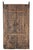 Indian Antique Indian Carved and Painted Teakwood Gujarati Door For Sale - Image 3 of 3