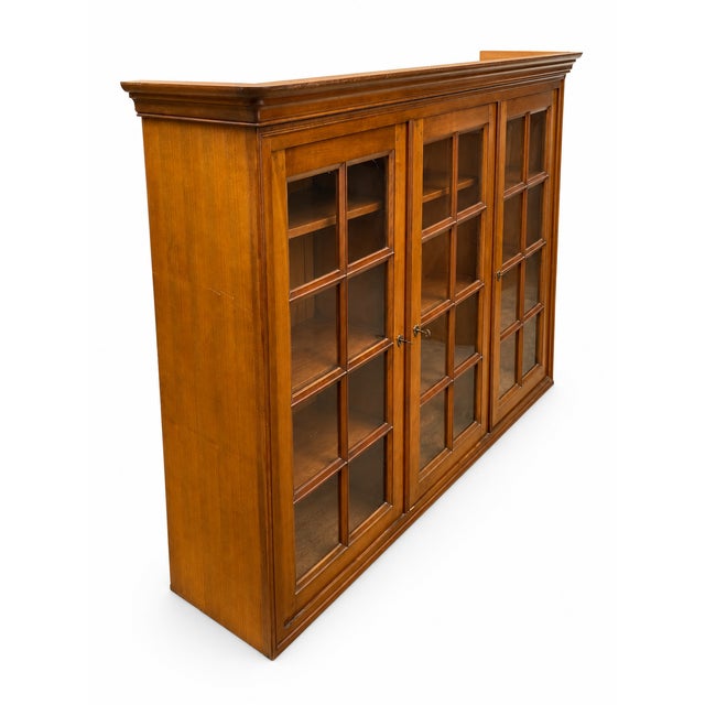 French Louis Philippe Style Bookcase in Fruitwood, 1960s For Sale - Image 11 of 18