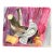 1950’s Original Modernist Watercolor Painting Still Life With Bird & Fruit For Sale
