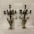 Metal Fine French Art Nouveau Bronze Candelabra on Marble Bases - A Pair For Sale - Image 7 of 7