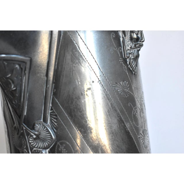 Silver Antique C.1870s Reed & Barton Silver Plate Water Pitcher For Sale - Image 8 of 13