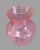 Hollywood Regency Vintage Czech Bohemian Cut to Clear Pink Glass Vase For Sale - Image 3 of 6