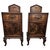 Italian Art Deco Nightstands in Burl Walnut, 1940s, Set of 2 For Sale - Image 10 of 10