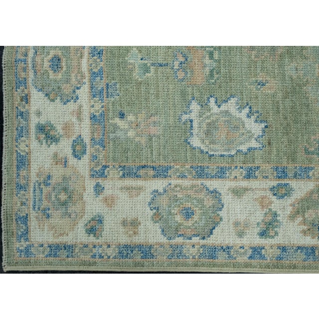 Turkish Oushak Runner Rug 2'10" x 16'1" #17902 For Sale - Image 4 of 8