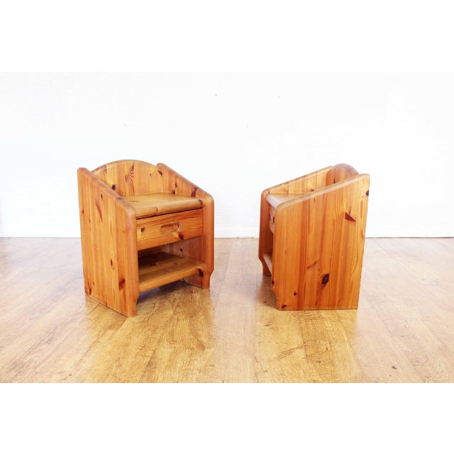 Danish Bedside Tables by Rainer Daumiller, 1970, Set of 2 For Sale - Image 3 of 13