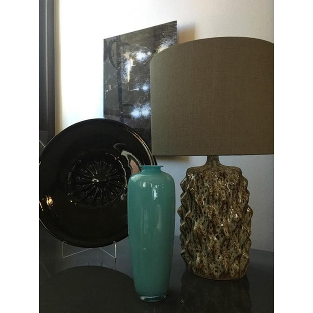 Italian Postmodern Design Murano Glass Light Blue Vase, 1990s For Sale - Image 17 of 18