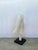 Stylish Revelation Origin Sculpture Man Made Stone on Black base. Showroom Floor Sample.