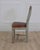 Wood 18th Century Swedish Gustavian Chair with Original Paint and Leather Seat For Sale - Image 7 of 7