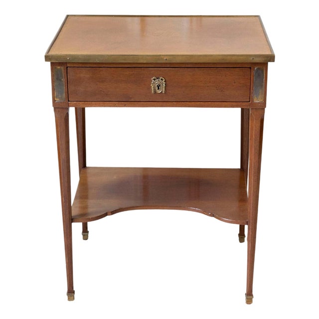 Louis XVI–Style Writing Table by André Mailfert, France, Mid-20th Century For Sale