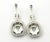 Chanel Chanel Silver CC Princess Crystal Geo Pearl Large Drop Piercing Earrings - 2 Pieces For Sale - Image 4 of 4