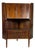 Mid-Century Modern Rosewood Corner Bar Cabinet For Sale