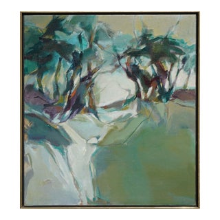 Abstract Treescape Landscape Berkeley School Abstract Expressionist by Marjorie Cathcart For Sale