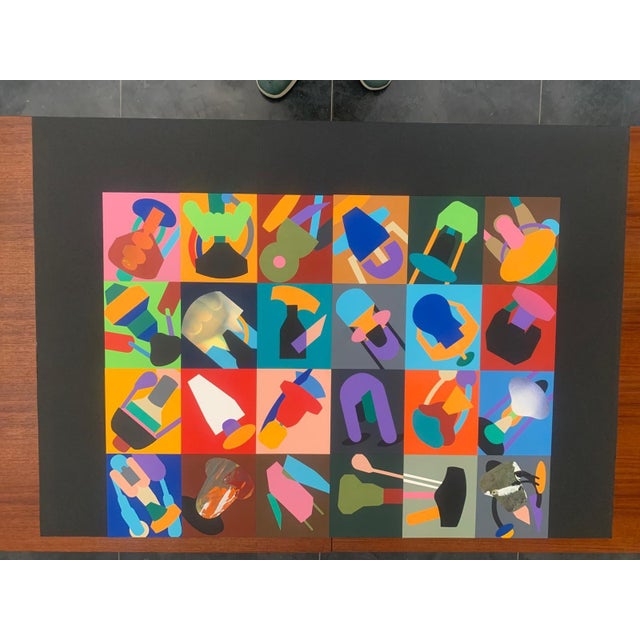 1990s Renato Volpini, Composition of Anthropomorphic Elements, 1990, Collage and Mixed Media For Sale - Image 5 of 6