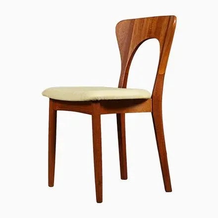 Mid-Century Peter Dining Chairs by Niels Koefoed for Koefoeds Hornslet, 1950s, Set of 6 For Sale - Image 16 of 16