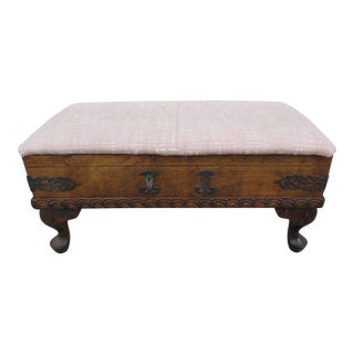 Vintage Nautical Style Footstool For Sale
