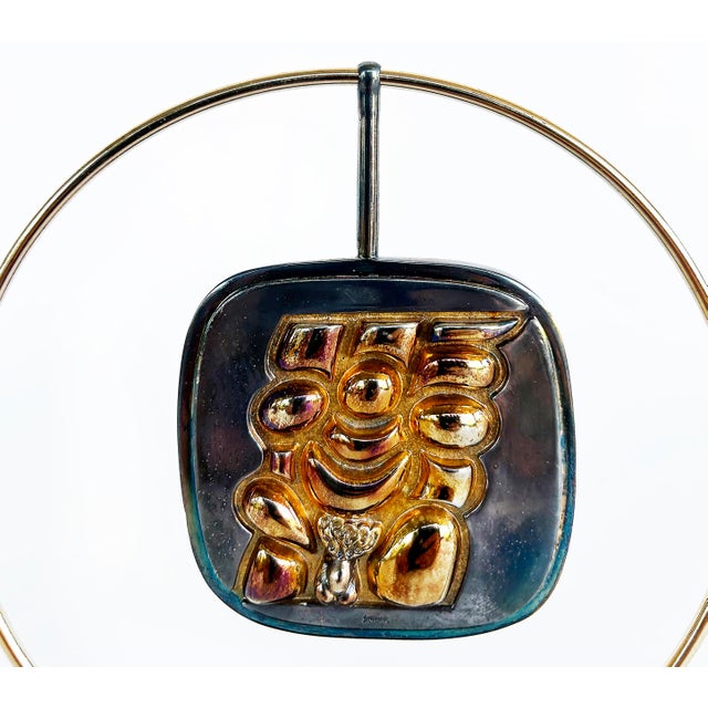 Miguel Berrocal 1980s Miguel Ortiz Berrocal Torso Verona Opus 173 Necklace #857/1000 With Case, Stand For Sale - Image 4 of 11