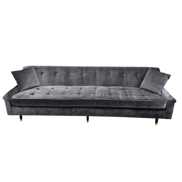MCM Milo Baughman for Thayer Coggin Sofa – Newly Reupholstered For Sale In Chicago - Image 6 of 10