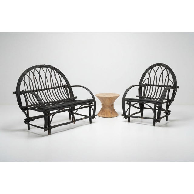 Wood John McGuire “Sheaf of Wheat” End Table 1975c. For Sale - Image 7 of 7