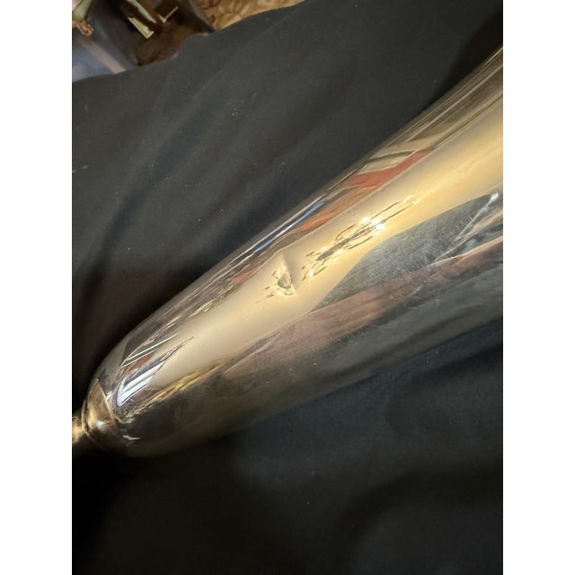 Silver Sterling Silver Trumpet Vase For Sale - Image 8 of 8