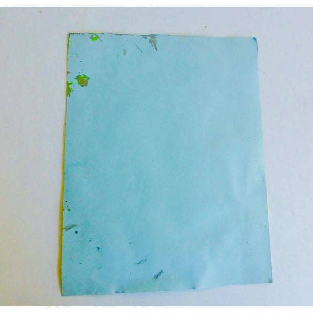 "Nenita Goes Shopping" Contemporary Torn Paper Mixed-Media Collage For Sale - Image 4 of 5