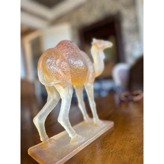 Mid-Century Modern Daum Glass Camel For Sale - Image 3 of 6