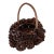 Vintage Handcrafted Pinecone Basket For Sale
