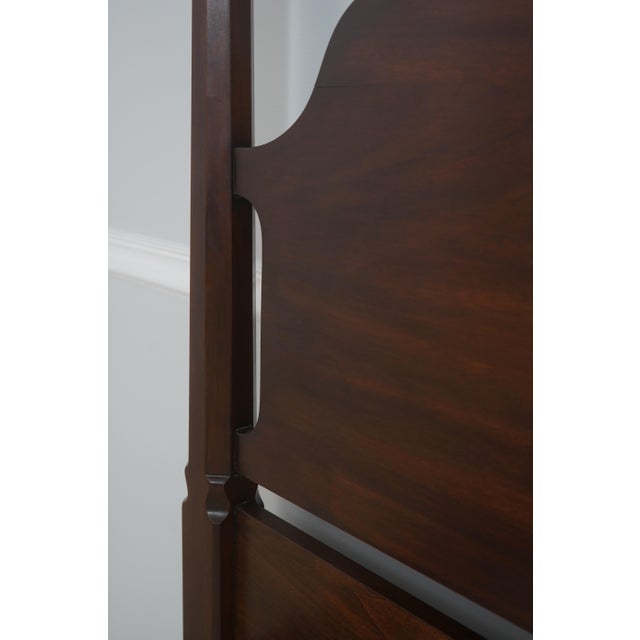 Henkel Harris Mahogany Queen Size Pencil Poster Bed For Sale - Image 9 of 16