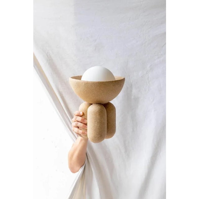 Black Small Half Sphere Lamp by Lisa Allegra For Sale - Image 6 of 11