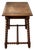 Wood Late 19th Century English Turned Leg Walnut Side Table For Sale - Image 7 of 8