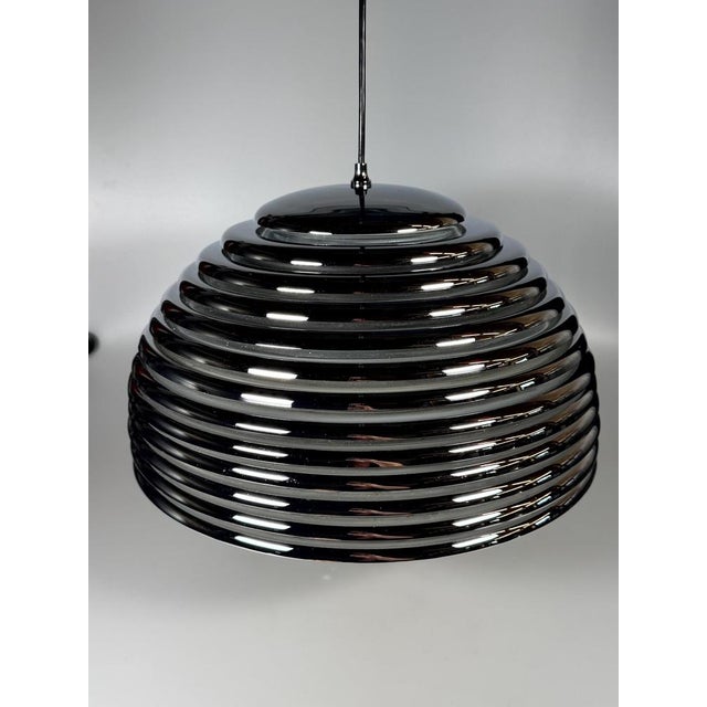 Metal Ceiling Lamp Saturno in Chrome by Kazuo Motozawa for Staff, 1960s For Sale - Image 7 of 18