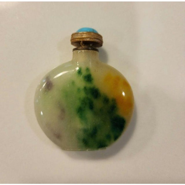 Late Qing–Republic Chinese Mottled Peking Glass Snuff Bottle For Sale - Image 14 of 18