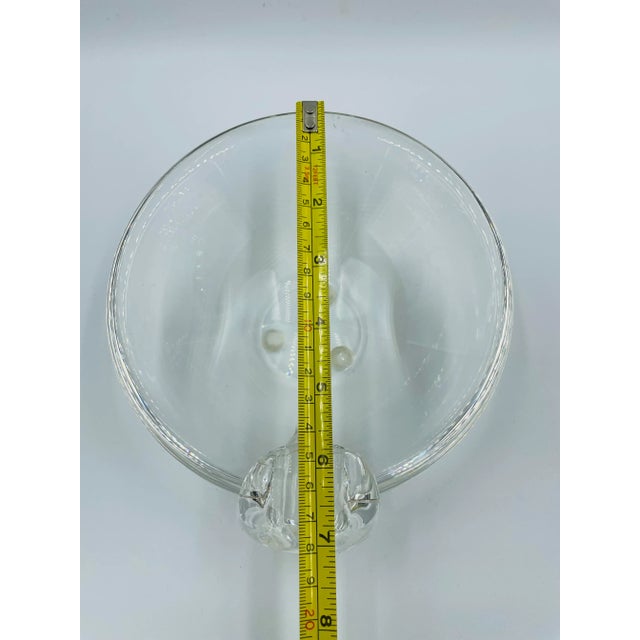 Mid 20th Century Steuben Crystal Modernist Bowl Ashtray For Sale - Image 11 of 13