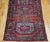 Antique Northwest Persian Runner Rug, Hand-Knotted Wool, Geometric Medallions Pattern, 3x10, Blue & Red For Sale - Image 10 of 15