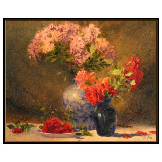 Message us to inquire about custom framing options! (Included for free with every purchase) The artwork here, "Roses For...
