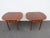 Wellington Hall Mahogany Inlay Drop Leaf Mahogany Side End Tables a Pair 6567 For Sale - Image 17 of 17