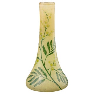 French Art Nouveau Vase from Legras & Cie For Sale
