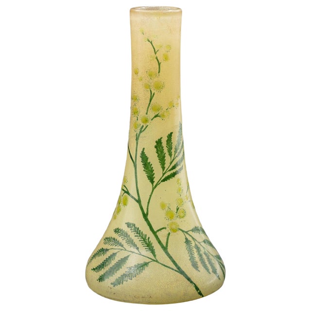 French Art Nouveau Vase from Legras & Cie For Sale