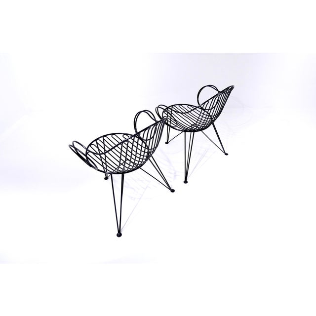 Vintage German Wire Chairs from Mauser Werke Waldeck, 1950s, Set of 2 For Sale - Image 13 of 18
