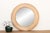 Indian Bleached Teak 36" Round Inlay Mirror For Sale - Image 3 of 8