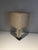 1970s Chrome and Gilt Metal Table Lamp, French Work For Sale - Image 10 of 12