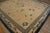 Textile 1900s Beige Open Field & Blue Border Foliate Pattern Antique Chinese Peking Rug For Sale - Image 7 of 11